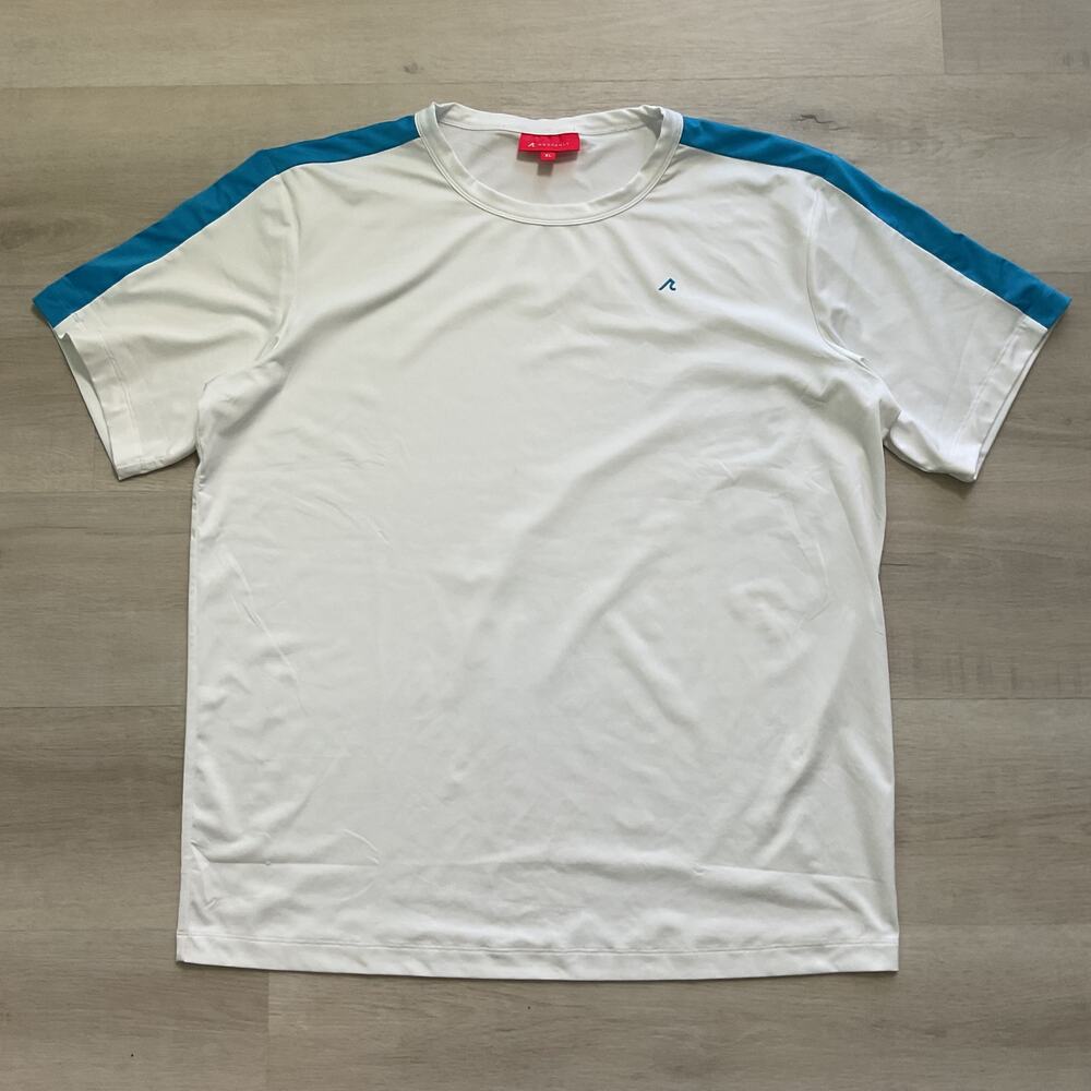 Redvanly Mens Crew Neck Performance Tee White XL